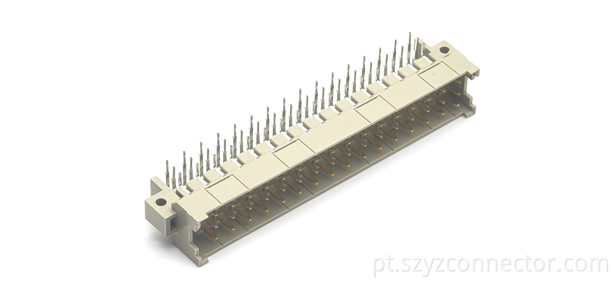 conector din41612 três fileiras din41612 connector three rows
